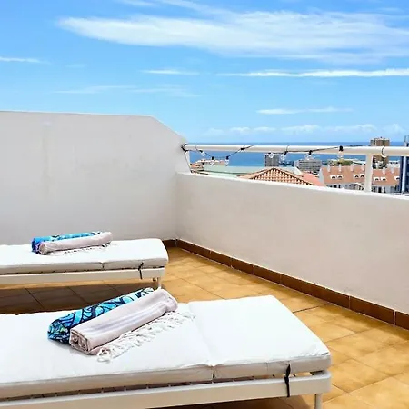 Ocean View Sunny Terrace Heated Pool 公寓 洛斯克里斯蒂亚诺斯